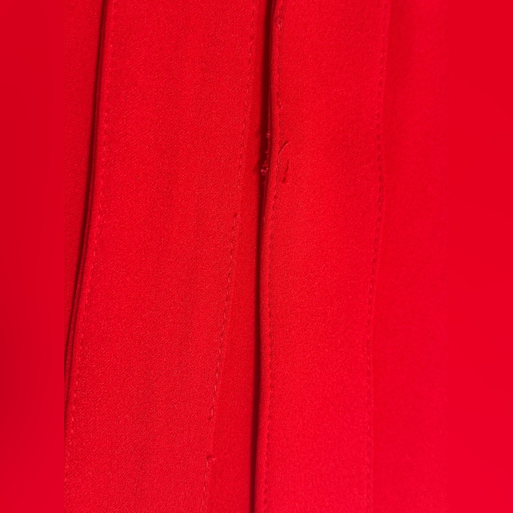 Calvin Klein Women's Fit & Flare Belted
A-Line Bright Red Midi Dress Size 2 - Picture 9 of 9